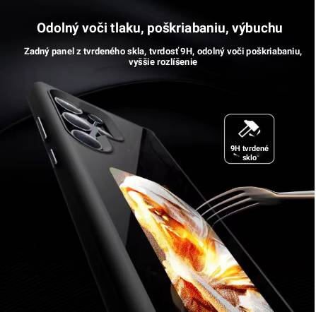 NFC E-Ink Smart Kryt s Displejom pre Samsung Galaxy S23 Ultra / S24 Ultra / S25 Ultra