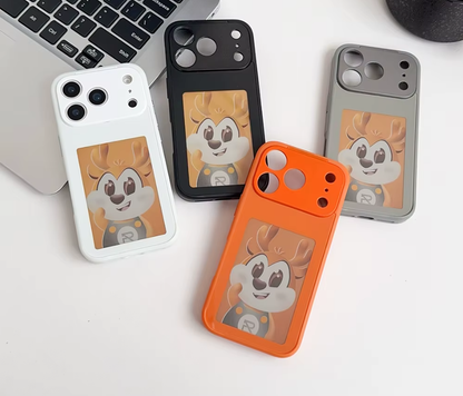 Prémiový E-ink obal na iPhone 13-17 – vlastný dizajn, HD displej