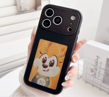 Prémiový E-ink obal na iPhone 13-17 – vlastný dizajn, HD displej