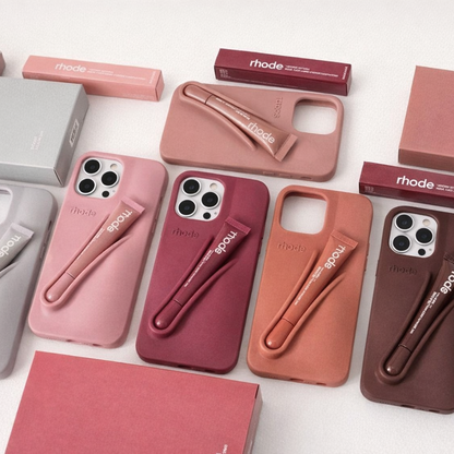 Štýlový obal na iPhone s leskom na pery