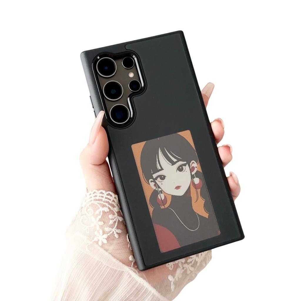 NFC E-Ink Smart Kryt s Displejom pre Samsung Galaxy S23 Ultra / S24 Ultra / S25 Ultra