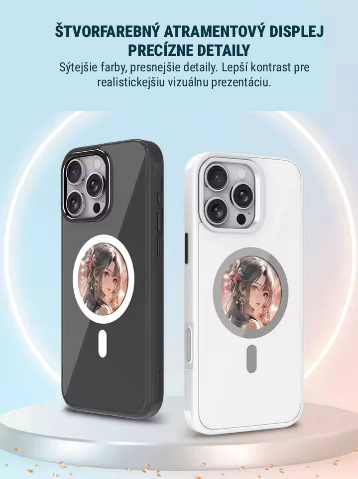 Prémiový E-ink obal na iPhone – 2,53" displej a MagSafe podpora