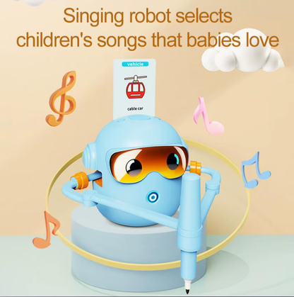 Interaktívny kresliaci robot pre deti – vzdelávacia hračka s automatickým kreslením a 100 kartami + náhradná fixa