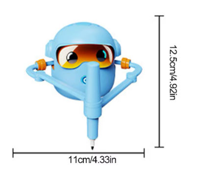 Interaktívny kresliaci robot pre deti – vzdelávacia hračka s automatickým kreslením a 100 kartami + náhradná fixa
