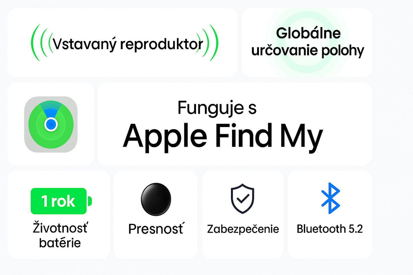 Mini GPS lokátor iTag – inteligentný AirTag tracker pre Apple, kľúče, batožinu a domácich miláčikov