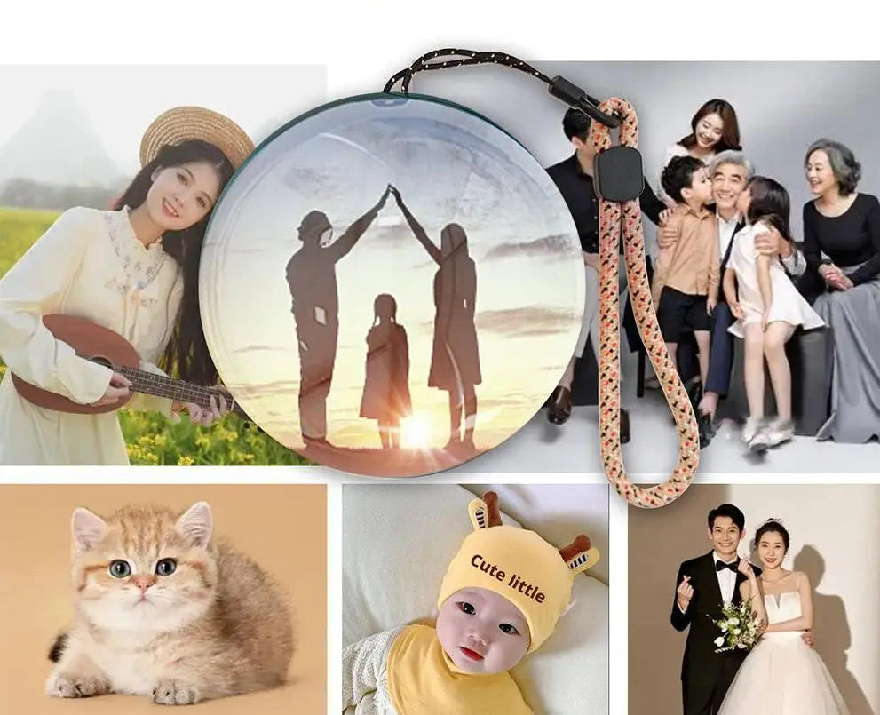 3D video kryštálová guľa – digitálna pamäťová guľa na fotografie a videá